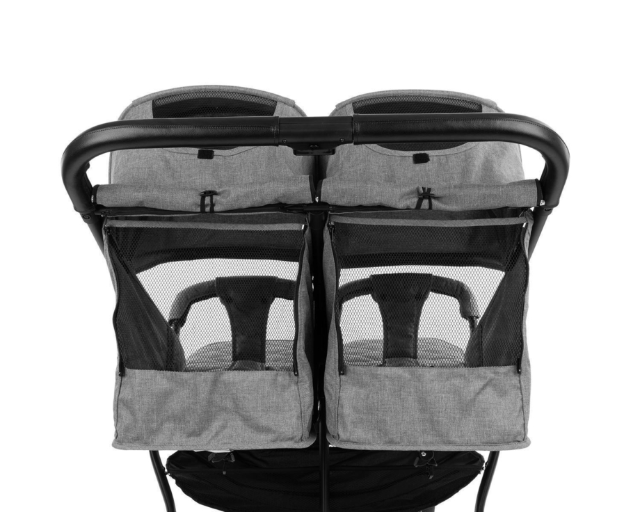 Kolica za blizance HAPPY 2 light grey