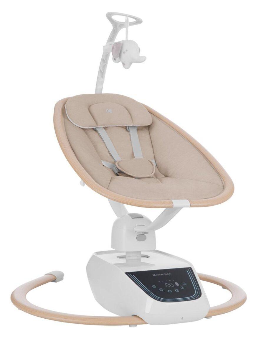 KIKKA BOO Ljuljaška BeeMoove sa daljinskim upravljačem wood dekor beige