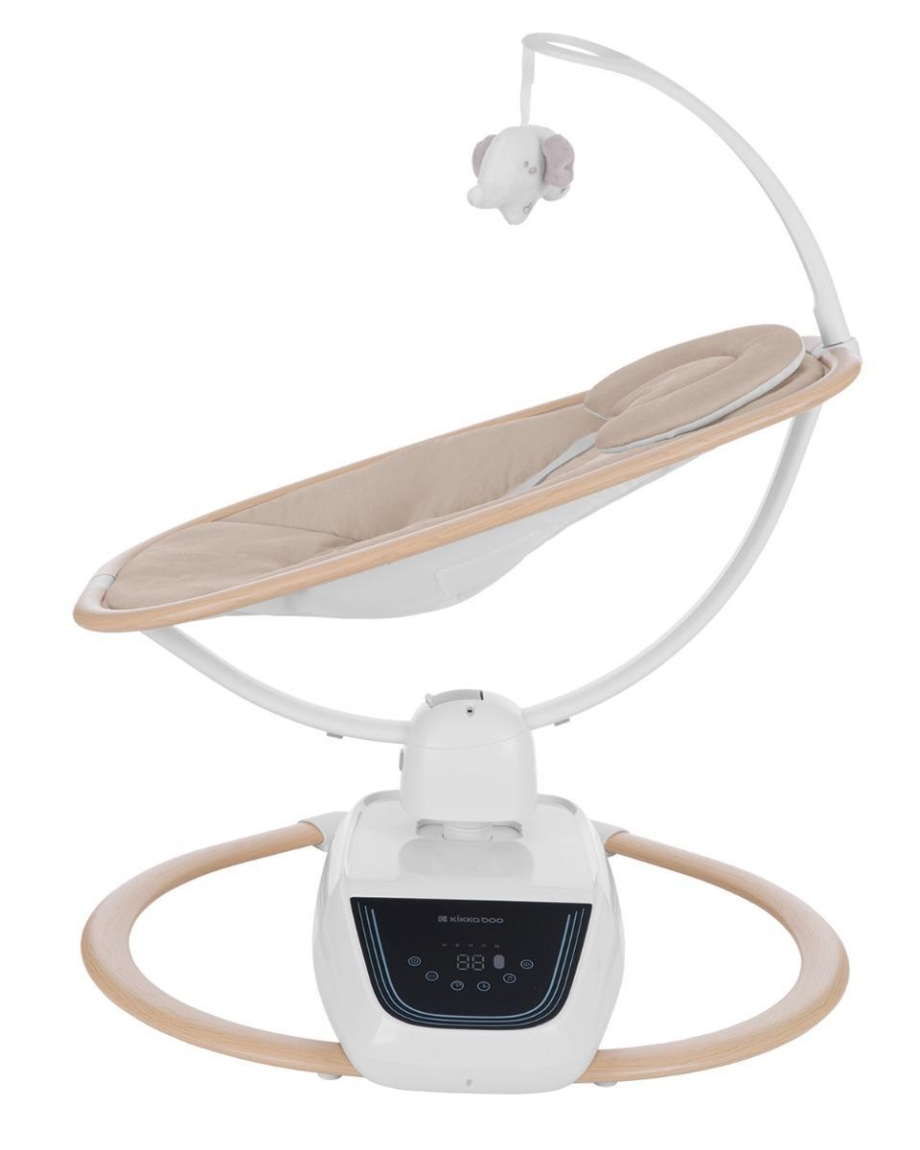KIKKA BOO Ljuljaška BeeMoove sa daljinskim upravljačem wood dekor beige