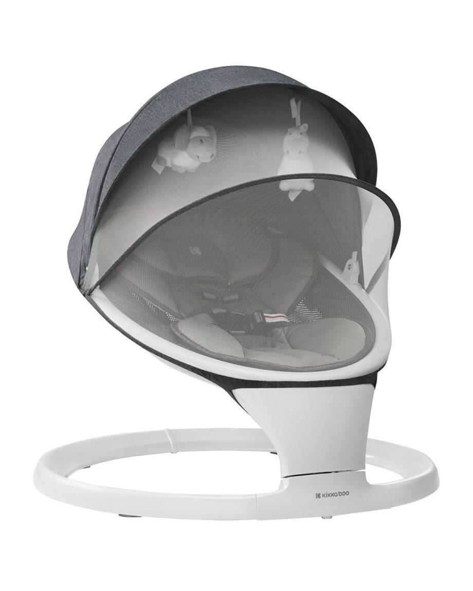 KIKKA BOO Ljuljaška CUDDLE ME sa daljinskim upravljačem dark grey