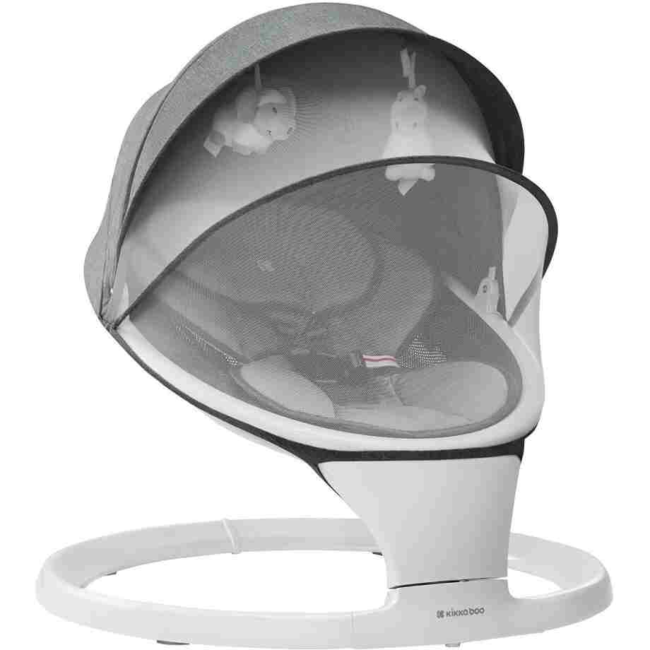 KIKKA BOO Ljuljaška CUDDLE ME sa daljinskim upravljačem light grey