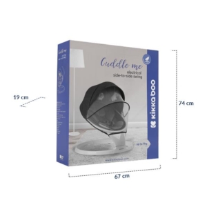 KIKKA BOO Ljuljaška CUDDLE ME sa daljinskim upravljačem light grey KIKKA BOO Ljuljaška CUDDLE ME sa daljinskim upravljačem light grey - Slika 11