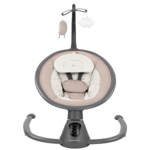 KIKKA BOO Ljuljaška TWIDDLE side-to-side sa adapterom i daljinskim upravljačem beige - Slika 3