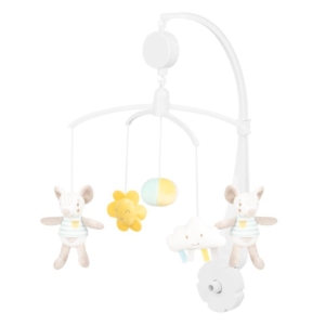 KIKKA BOO Muzička vrteška za krevetac Joyful Mice - Slika 3