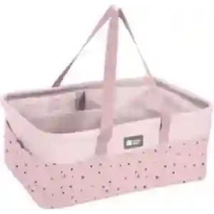 KIKKA BOO Korpa organajzer za pelene Bear with Me pink KKB60024-180 - Slika 1