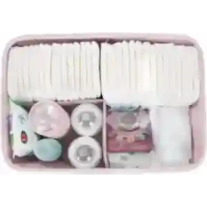 KIKKA BOO Korpa organajzer za pelene Bear with Me pink KKB60024-180 - Slika 2