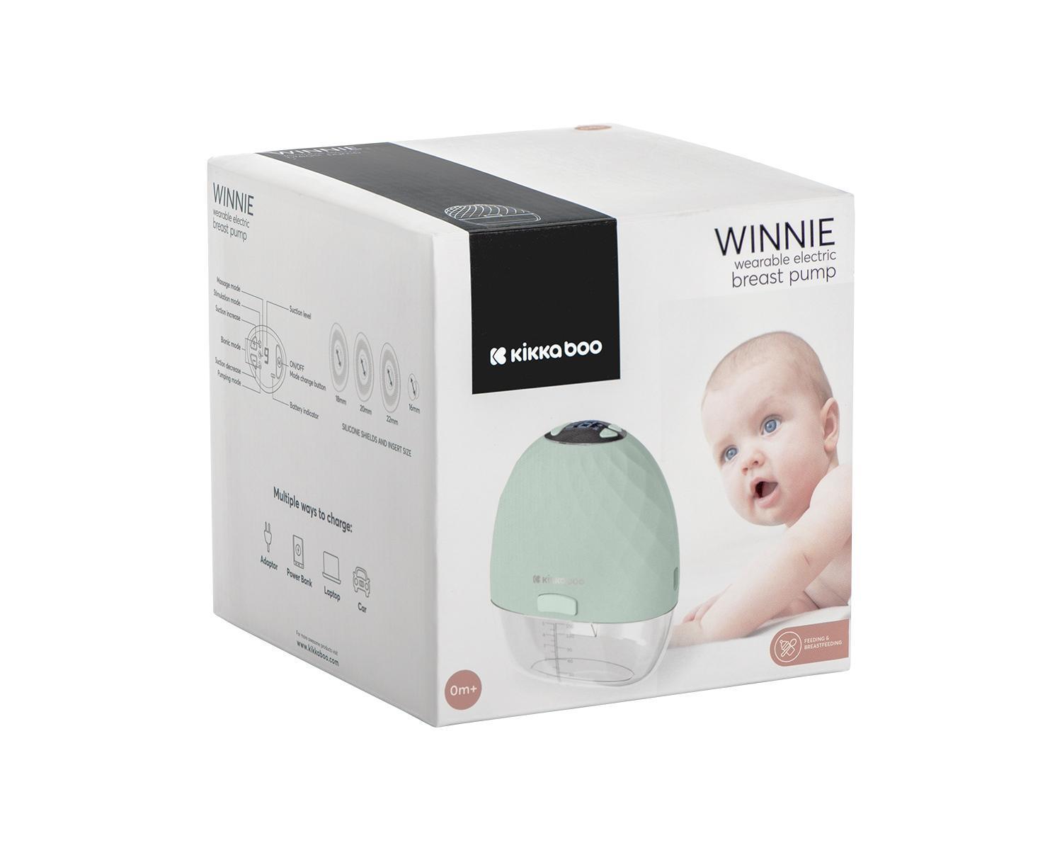 KIKKA BOO Nosiva električna pumpica za izmlazivanje mleka WINNIE mint