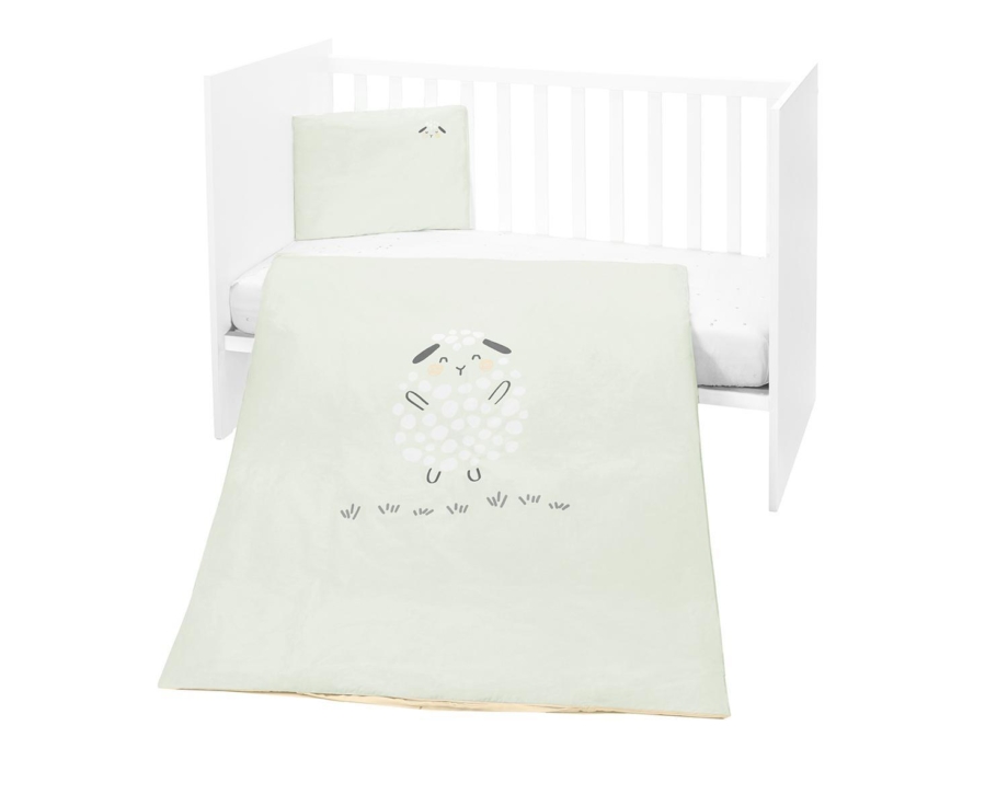 Posteljina sa ogradicom 6 pcs 60/120 Sleepy Sheep KKB60136-180