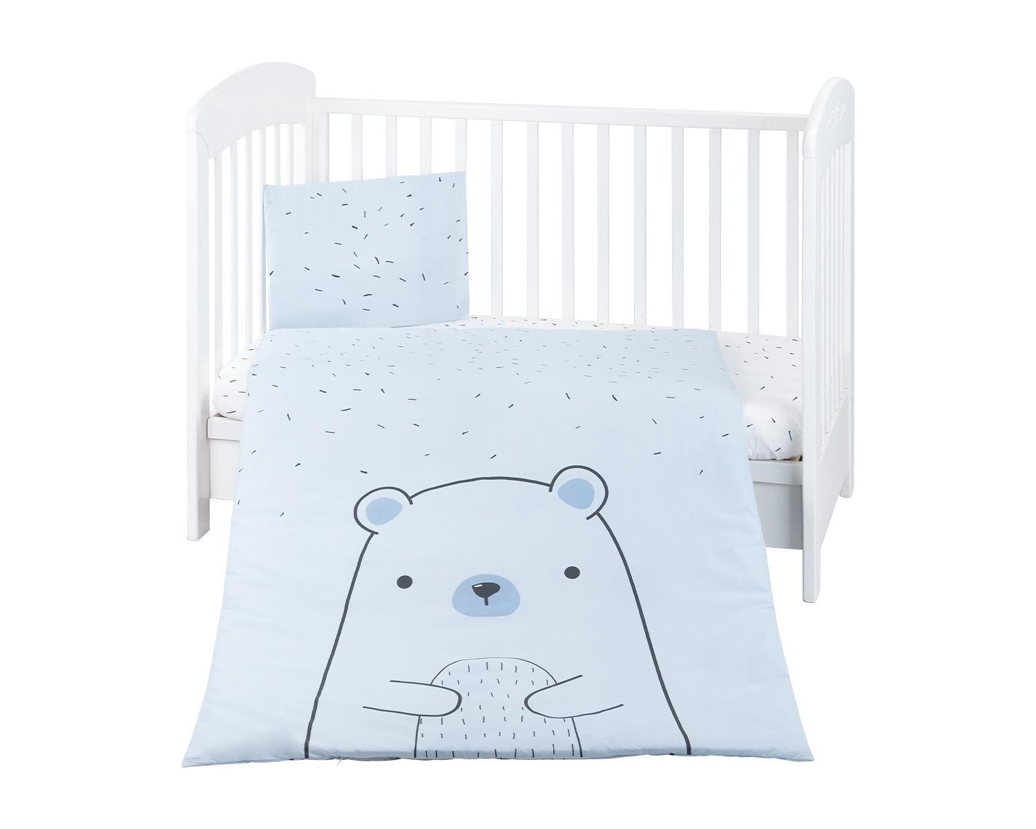 Posteljina navlaka 3 pcs Bear with Me blue KKB30143-180