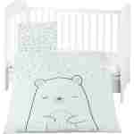 Posteljina sa ogradicom 6 pcs 60/120 Bear with Me mint KKB60116-180 - Slika 1