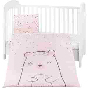 Posteljina navlaka 3 pcs Bear with Me pink KKB30145-180