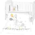 Posteljina sa ogradicom 6 pcs 60/120 Elephant Time KKB60074-180 - Slika 1