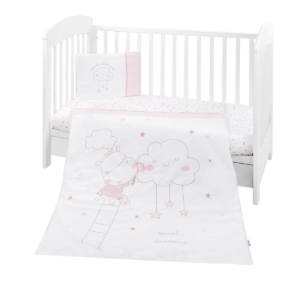 Posteljina sa ogradicom 6 pcs 60/120 Hippo Dreams KKB60105-180 - Slika 1