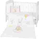 Posteljina sa ogradicom 6 pcs 70/140 Rabbits in Love KKB61077-180