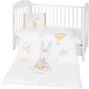 Posteljina sa ogradicom 6 pcs 60/120 Rabbits in Love KKB61076-180