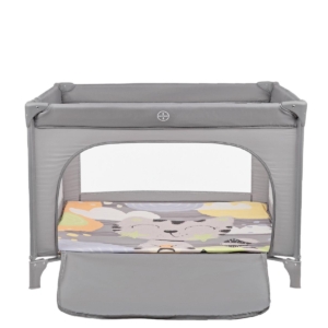KIKKA BOO Prenosiva ogradica sa zipom ENJOY Cat grey - Slika 4