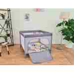 KIKKA BOO Prenosiva ogradica sa zipom ENJOY Cat grey - Slika 7