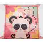 KIKKA BOO Prenosiva ogradica sa zipom ENJOY Panda pink - Slika 5