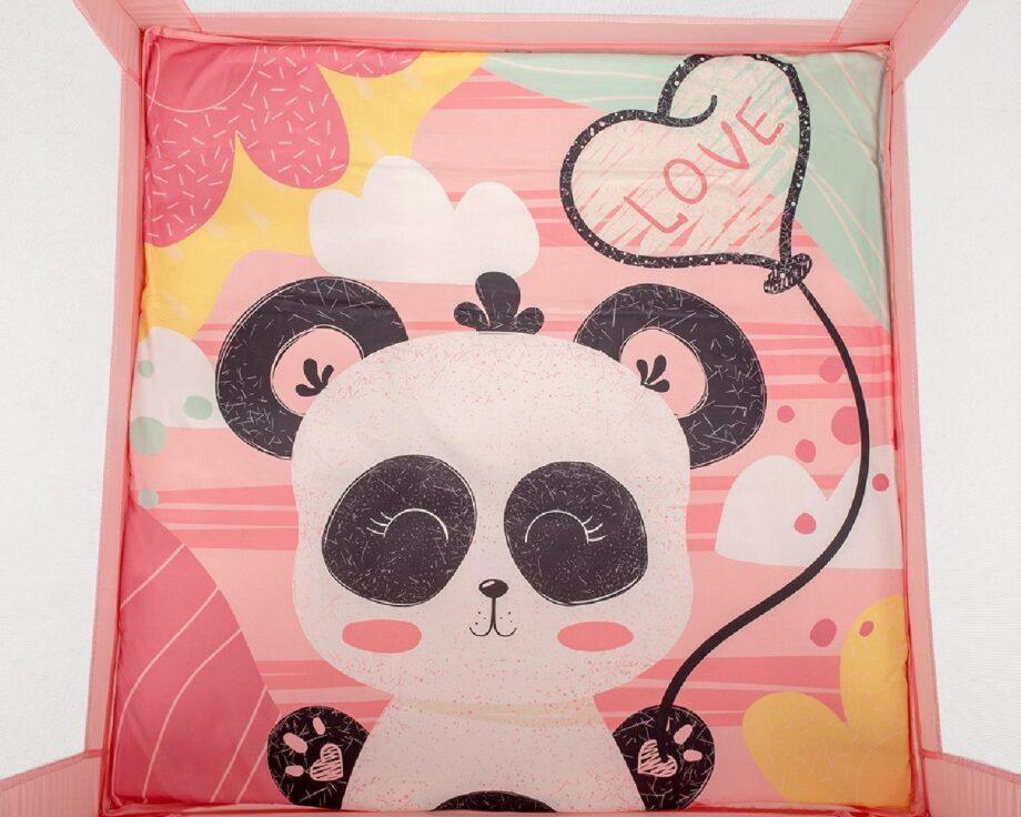 Prenosiva ogradica ENJOY Panda pink4