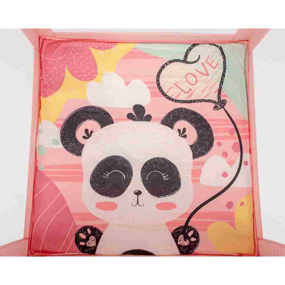 Prenosiva ogradica ENJOY Panda pink4