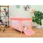 KIKKA BOO Prenosiva ogradica sa zipom ENJOY Panda pink - Slika 7
