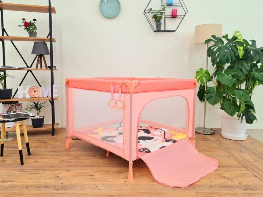 Prenosiva ogradica ENJOY Panda pink6 scaled