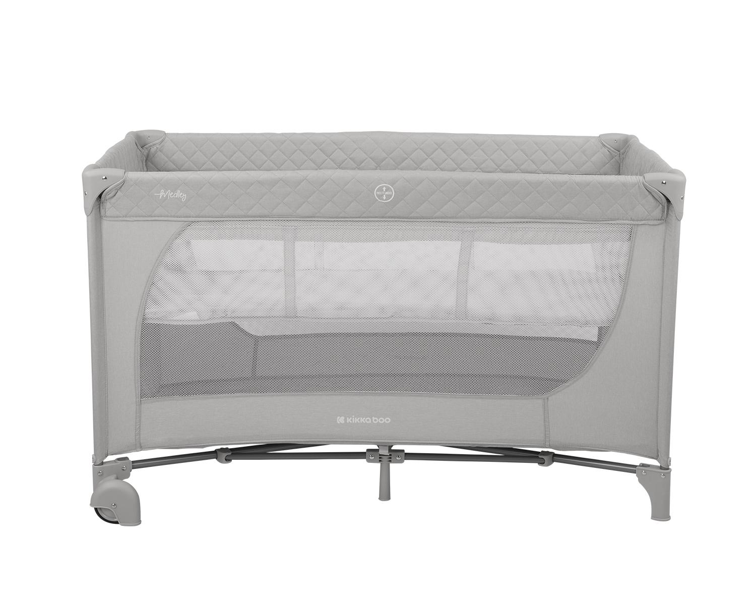 kikka boo krevetac medley grey za bebe detalj