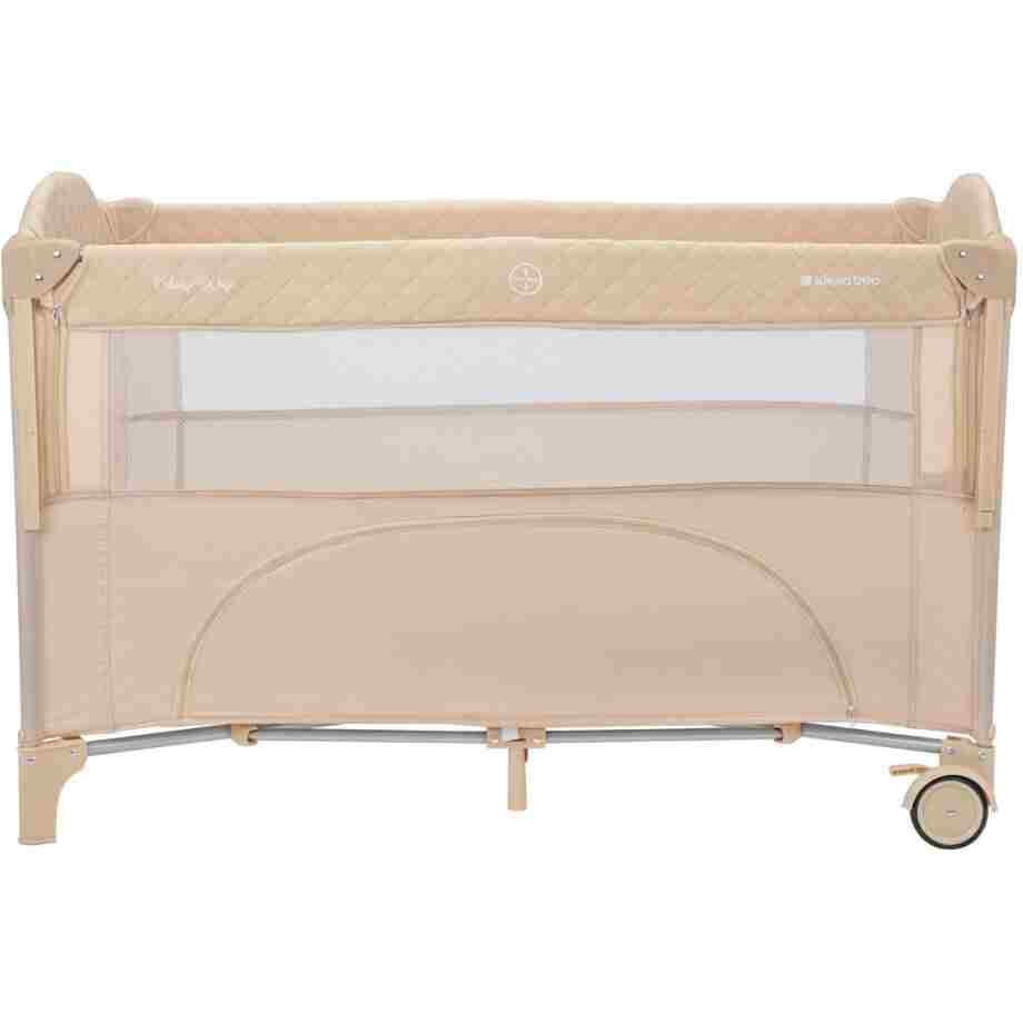 Prenosivi krevetac II nivoa MILKY WAY sa rancem i spustajucom stranicom beige6