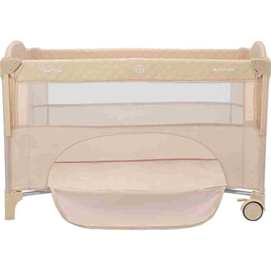 Prenosivi krevetac II nivoa MILKY WAY sa rancem i spustajucom stranicom beige7
