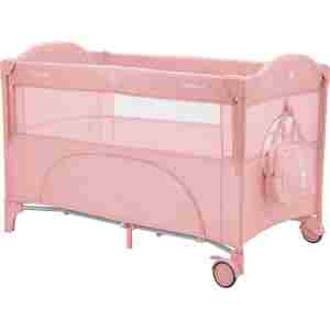 KIKKA BOO Krevetac MILKY WAY II nivoa sa rancem i spuštajućom stranicom pink - Slika 3