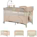 KIKKA BOO Krevetac NIGHTY NIGHT II nivoa sa rancem i pultom beige - Slika 7