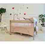 KIKKA BOO Krevetac NIGHTY NIGHT II nivoa sa rancem i pultom beige - Slika 9