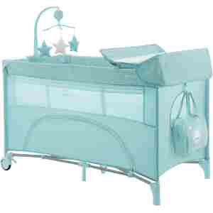 KIKKA BOO Krevetac NIGHTY NIGHT II nivoa sa rancem i pultom mint