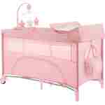 KIKKA BOO Krevetac NIGHTY NIGHT II nivoa sa rancem i pultom pink