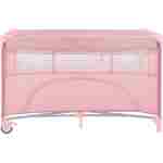 KIKKA BOO Krevetac NIGHTY NIGHT II nivoa sa rancem i pultom pink - Slika 4