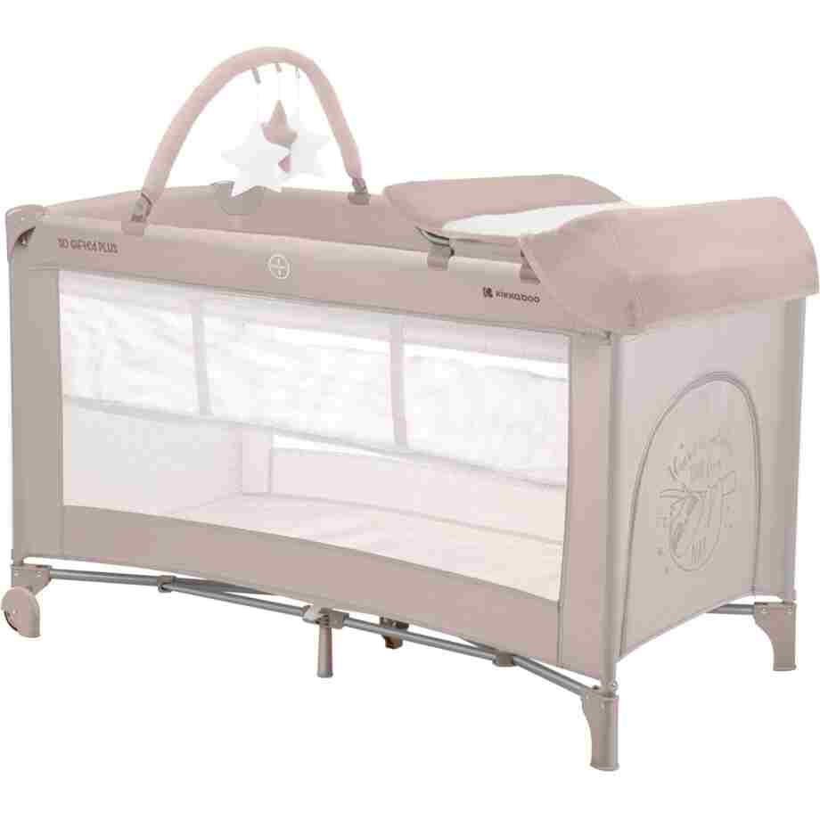 KIKKA BOO Krevetac SO GIFTED PLUS II nivoa sa pultom beige
