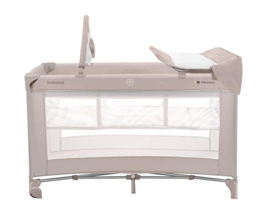 Prenosivi krevetac II nivoa SO GIFTED PLUS sa pultom beige1