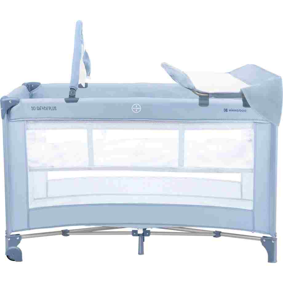 Prenosivi krevetac II nivoa SO GIFTED PLUS sa pultom blue1