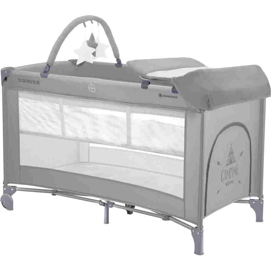 KIKKA BOO Krevetac SO GIFTED PLUS II nivoa sa pultom grey