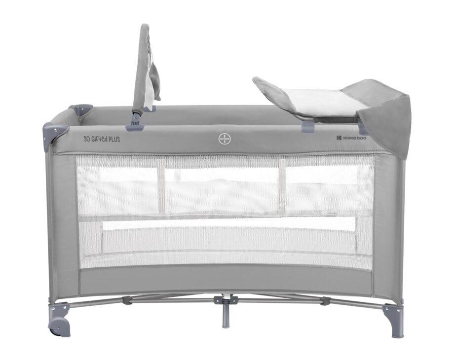 Prenosivi krevetac II nivoa SO GIFTED PLUS sa pultom grey1