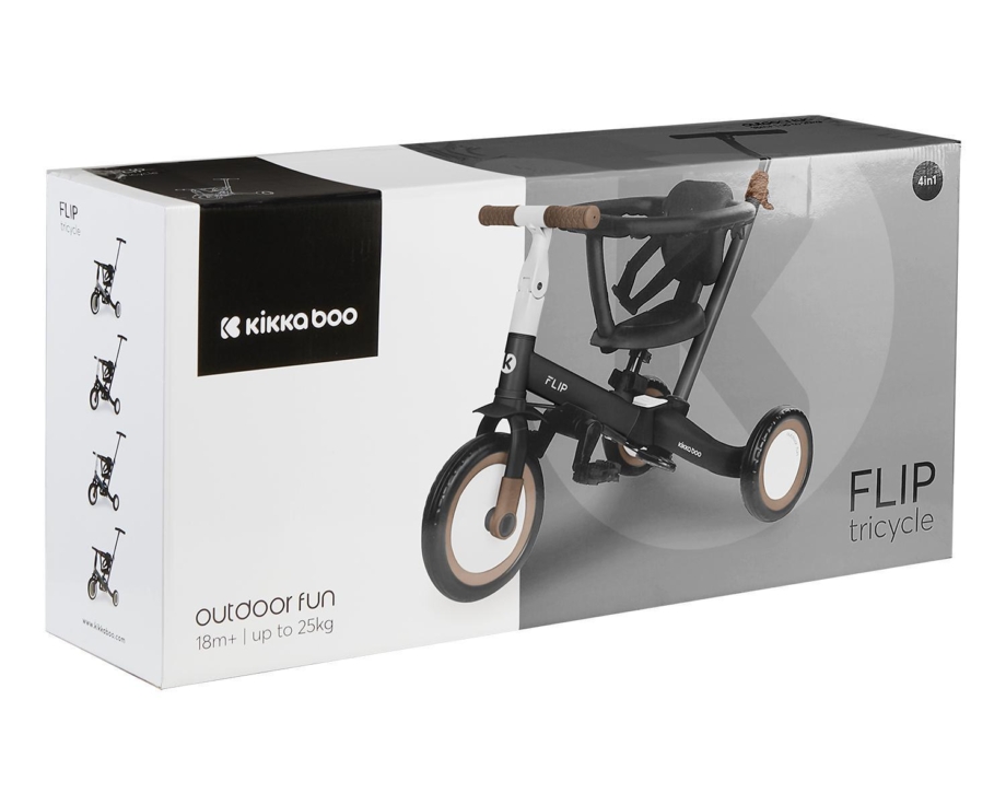 KIKKA BOO Tricikl FLIP 5in1 black