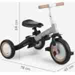 KIKKA BOO Tricikl FLIP 5in1 grey - Slika 14