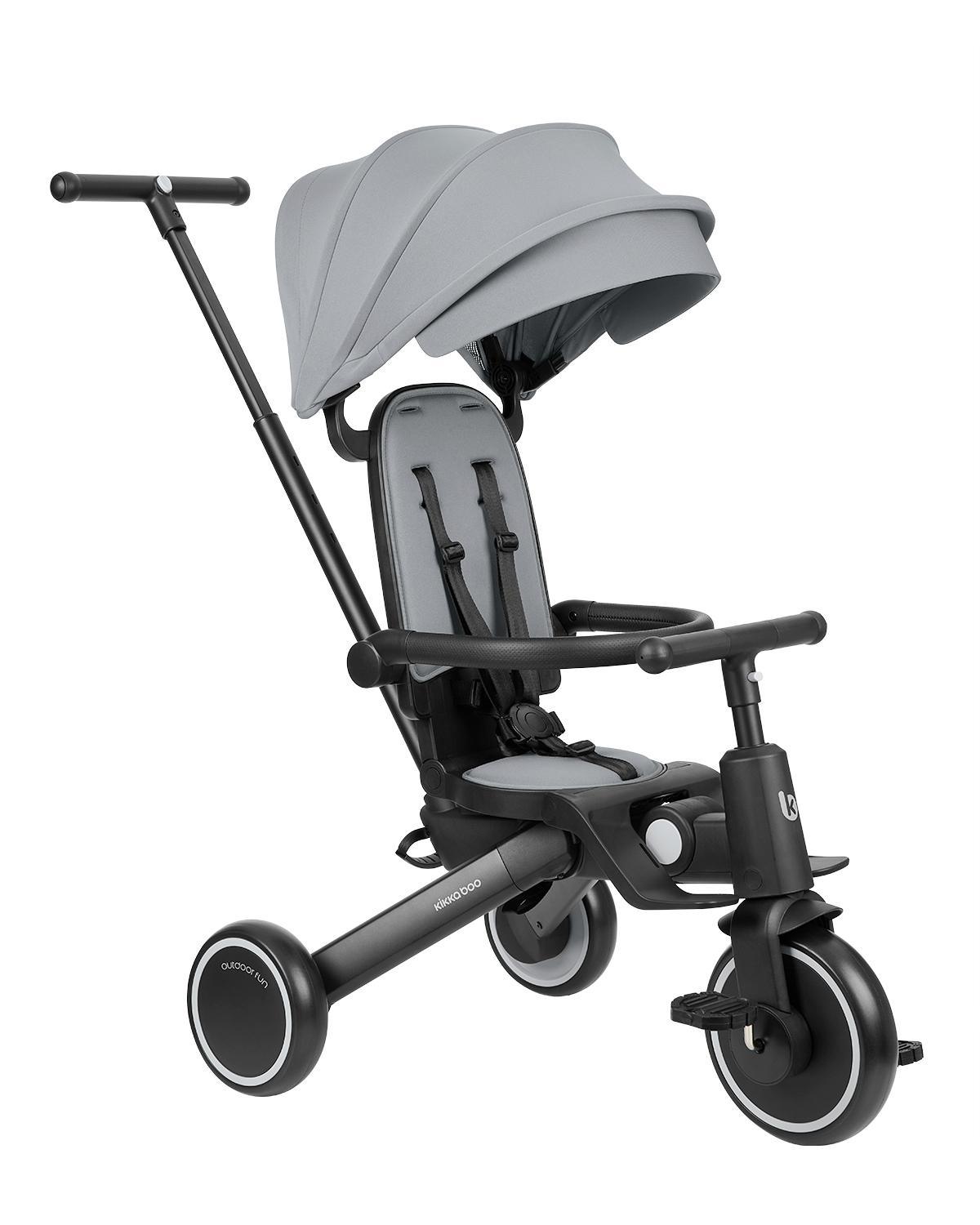 KIKKA BOO Tricikl TRIX 2 8in1 grey