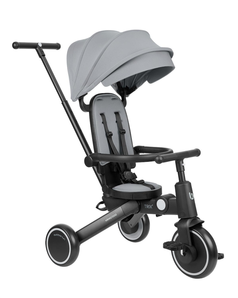 KIKKA BOO Tricikl TRIX 2 8in1 grey