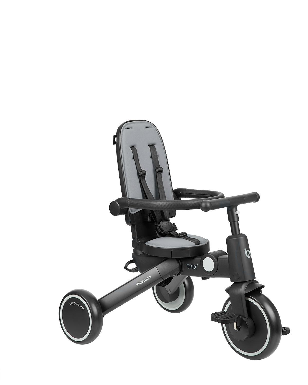 KIKKA BOO Tricikl TRIX 2 8in1 grey