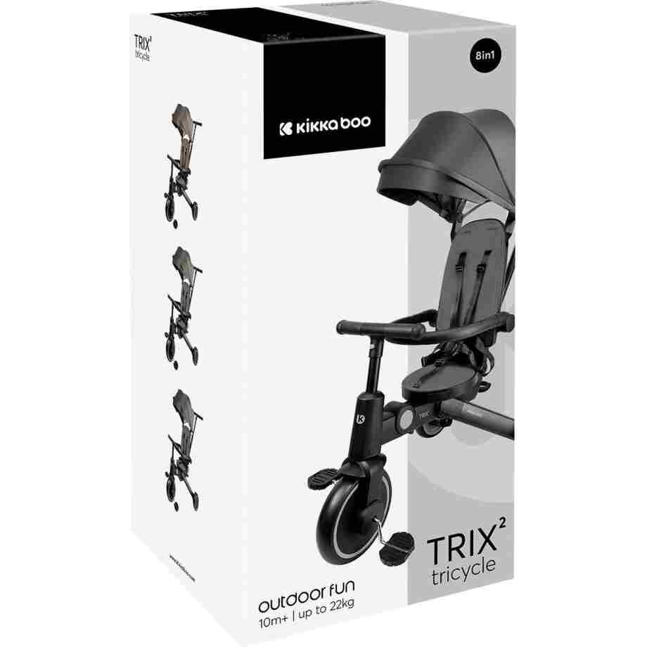 KIKKA BOO Tricikl TRIX 2 8in1 grey Tricikl TRIX 2 8in1 grey18