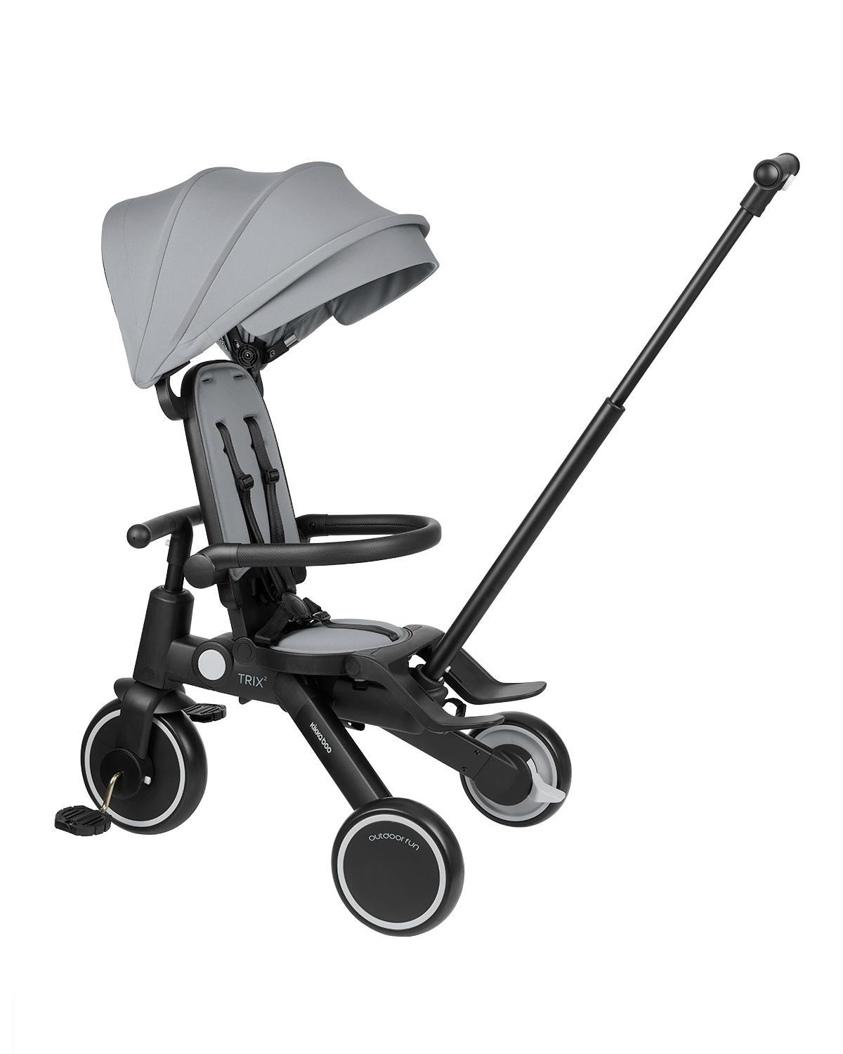 KIKKA BOO Tricikl TRIX 2 8in1 grey