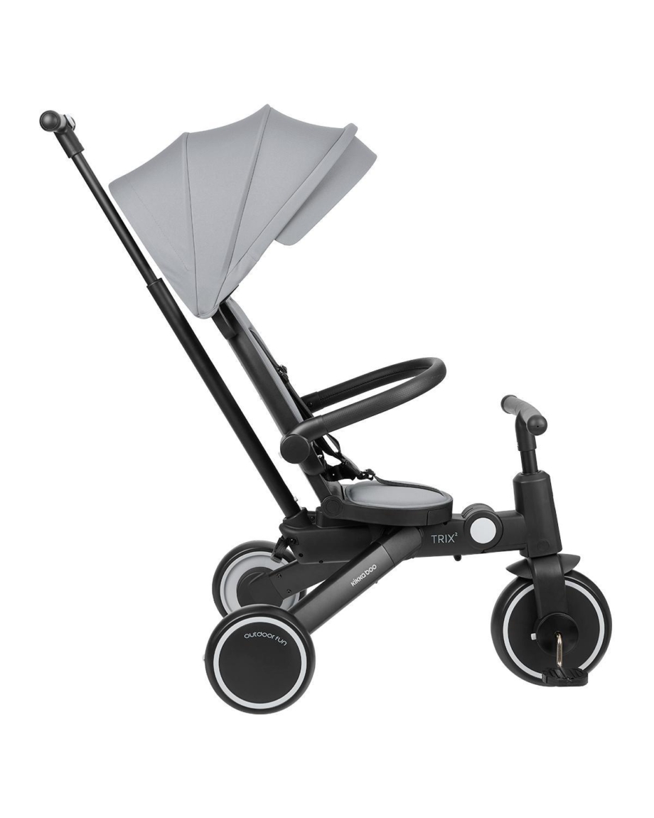 KIKKA BOO Tricikl TRIX 2 8in1 grey