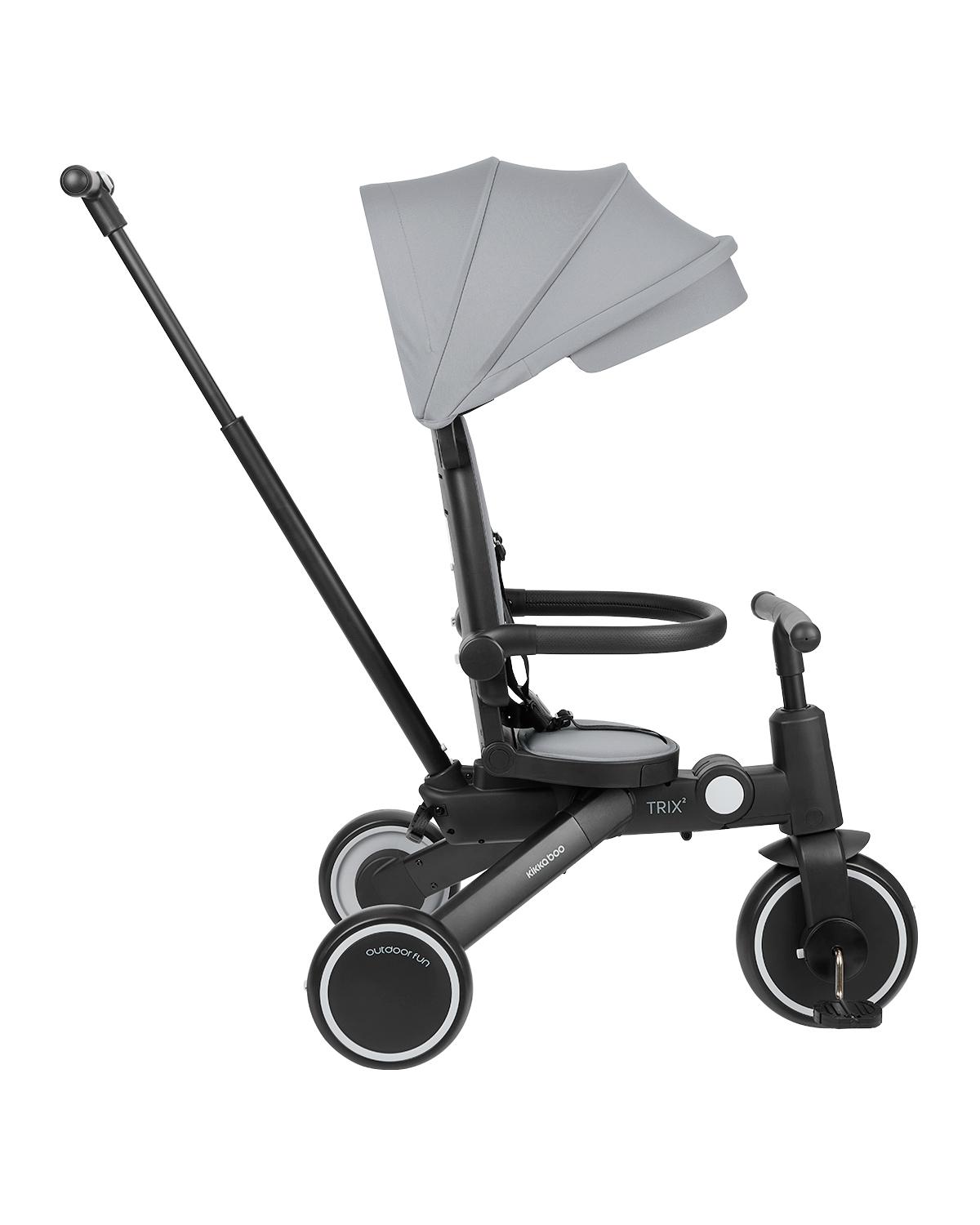 KIKKA BOO Tricikl TRIX 2 8in1 grey