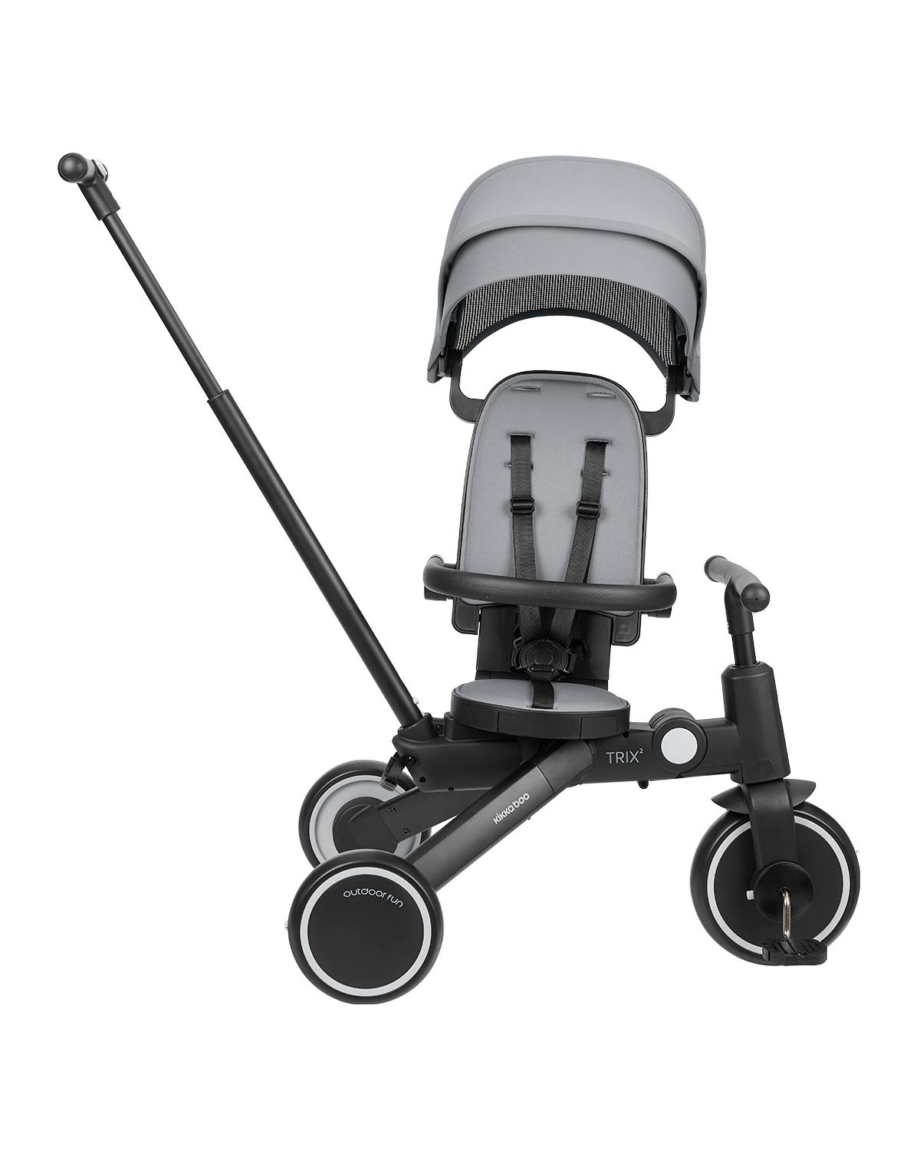 KIKKA BOO Tricikl TRIX 2 8in1 grey